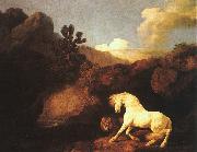 A Horse Frightened by a Lion George Stubbs